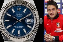 Este sería el reloj que le despojaron al jugador del Atlético de Madrid, Koke, y que está valorado en mas de 1.6 millones de Lempiras. Foto cortesía
