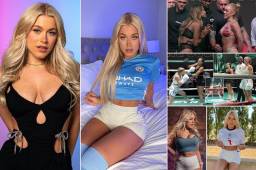 Elle Brooke es una influencer inglesa que este sábado debutó en el ring venciendo a la peleadora AJ Bunker.