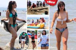 El lente de DIEZ visitó las playas de Puerto Cortés y estas imágenes captó. Fotos Moisés Valenzuela