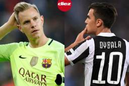 Ter Stegen se refirió al nivel de Dybala en la presente temporada.