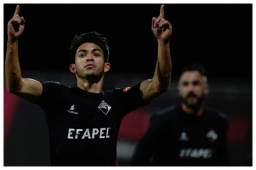 Jonathan Rubio marcó su segundo gol con la camisola del Académica Coimbra de la segunda división portuguesa.