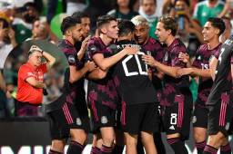 La selección mexicana goleó 3-0 a Surinam en su debut en la Liga de Naciones de Concacaf. FOTO: AFP