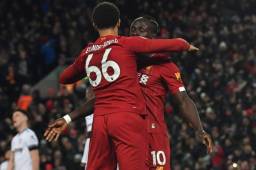 Sadio Mané marcó el tanto que dio la tranquilidad al Liverpool cuando el partido estaba por terminar.
