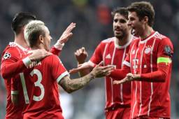Bayern Munich visó pasaporte a cuartos de Champions League y este viernes conocerá a su rival. Fotos AFP