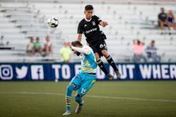 Cristian Cálix no ha podido consolidarse en Real Monarchs y aún no completa un partido en la USL.