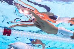 El nadador Julio Horrego vio acción en los 200 metros pecho en los Juegos Olímpicos de París 2024.