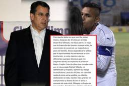 Villeda ha dejado clara su postura de querer que Patón continúe con Olimpia.