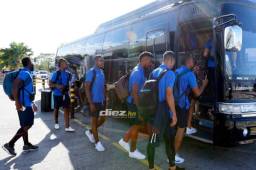 Martinica ya se encuentra en suelo nacional y este viernes harán su primer entrenamiento en Honduras. Foto: Neptalí Romero.