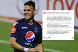 Roberto Moreira anuncia su adiós de Motagua, club donde hizo historia gracias a sus goles.