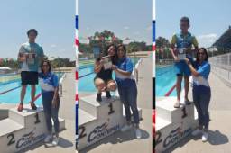 Los nadadores destacados recibieron una placa de reconocimiento en las diferentes categorías.