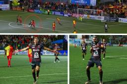 ¡Recién había ingresado! El hondureño Ángel Tejeda anota su segundo gol con Alajuelense en goleada al Herediano