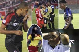 La jornada 14 de la Liga Nacional de Honduras dio inicio el sábado y el lente de DIEZ ha registrado importantes imágenes en las tres canchas donde hubo fútbol; desde la frustración de Pedro Troglio al ver a Eddie Hernández expulsado infantilmente hasta el tierno abrazo de Marlon Ramírez hacia su entrenador por la confianza brindada y que hoy lo tienen como uno de los goleadores del torneo. Un joven argentino conoció a uno de sus ídolos de su niñez, Pedro Troglio. Reporteros gráficos: Edgar Witty/Neptalí Romero/Moisés Valenzuela