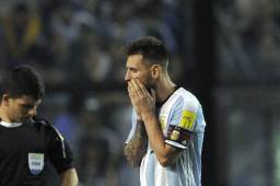 Lionel Messi no ha podido batir a los peruanos en La Bombonera. FOTOS: AFP.