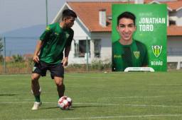 Jonathan Rubio ha estado entrenando con el Tondela desde la semana pasada.