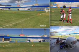 El estadio Nacional de Tegucigalpa actualmente está acogiendo el Americas Women's Bowl 2020, un torneo femenino de fútbol americano donde participa Honduras, Costa Rica, México y Estados Unidos. Fotos: Neptalí Romero.