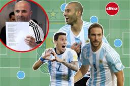 El reconocido diario argentino Olé publicó la alineación que mandará Jorge Sampaoli para el partido de preparación contra los haitianos previo al Mundial de Rusia 2018. El partido arranca desde las 5:00 pm de Honduras.