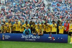 Bélgica e Inglaterra disputaron el partido por el tercer lugar en Rusia 2018.