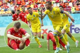 Yarmolenko anotó uno de los goles de Ucrania para celebrar a la postre la victoria sobre Macedonia.