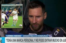 ¡Messi se pronuncia sobre la marca personal que le hizo la ‘Perrita’ Castellanos en el Argentina-Honduras!