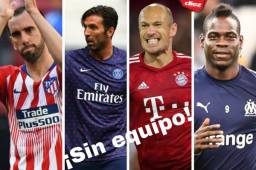 Varios futbolistas del viejo continente se encuentran sin equipo y tendrían que buscar club antes de que inicie la próxima campaña. Aquí te dejamos la lista de los agentes libres.