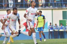 Jerry Bengtson hizo el 1-1 ante Potros en la final de ida del torneo Clausura 2023. Foto: Alex Pérez.