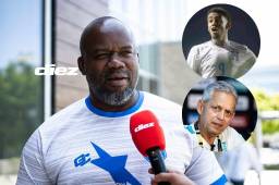 Osman Chávez aprovechó la previa del duelo ante Curazao para dar sus valoraciones de la selección de Honduras. FOTO: Mauricio Ayala.