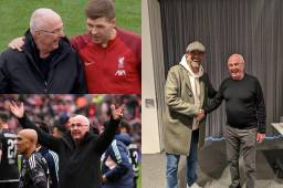 Eriksson cumple su “sueño” de dirigir al Liverpool en Anfield. El ex DT que sufre una terrible enfermedad se vio feliz, a pesar de estar viviendo sus últimos días.