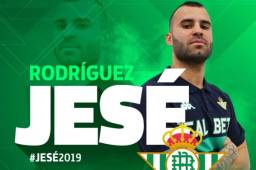 Jesé Rodríguez jugará con el Real Betis por lo que resta de la temporada.