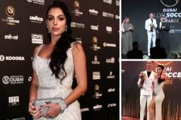 Cristiano Ronaldo brilló en esta gala, pues se quedó con el premio a mejor futbolista del año. Su mujer, Georgina Rodríguez, deslumbró en la gala. ¡Tremenda belleza! FOTOS: AFP e Instagram.