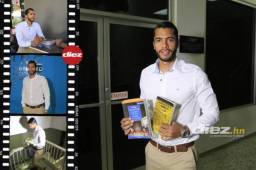 El futbolista de Real de Minas, Nelson Muñoz en entrevista para DIEZ. Fotos: Ronal Aceituno.