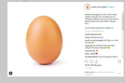 La fotografía del huevo que se hizo viral de la que todo mundo está hablando.