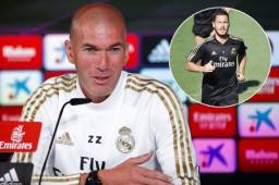 Zidane confirmó que Hazard se perderá la Supercopa de España que arranca el próximo 8 de enero.