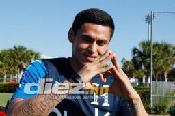Andy Najar comenzó este domingo sus entrenos con la Selección de Honduras en Florida de cara a los partidos eliminatorios ante Estados Unidos y Costa Rica. Foto Neptalí Romero