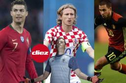 Dos españoles, dos brasileños, dos belgas, un francés, un argentino, un portugués, un alemán y un croata, aparece en el equipo ideal del portero Iker Casillas.