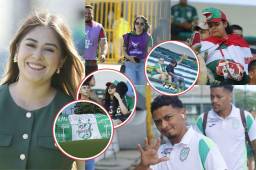 El estadio Excélsior se viste de gala: hermoso tifo del Platense, el gesto de Alexy Vega y las bellas mujeres que enamoran en Puerto Cortés. Foto: Neptalí Romero.