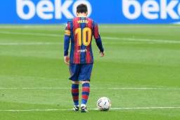 Messi marcó en la primera mitad conta el Cádiz, pero no fue suficiente.