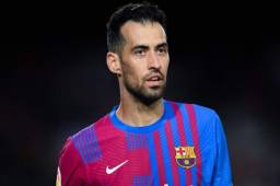 Sergio Busquets, capitán del Barcelona, habló para la prensa tras perder ante el Benfica. Foto: Cortesía.