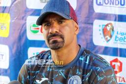 Ninrod Medina asegura que Motagua va por los tres puntos ante Honduras Progreso en el Humberto Micheletti. Foto: David Romero.