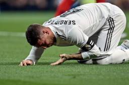 Sergio Ramos lamentó el empate a cero entre Real Madrid y Atlético.