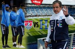 El entrenador de Honduras, Jorge Luis Pinto, mandará contra Estados Unidos un equipo agresivo en ataque con Elis, Quioto y Najar. Foto DIEZ