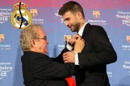 Piqué creció odiando al Real Madrid junto a su abuelo materno.