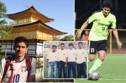 Elías Argueta llegó como estudiante a Taiwán, pero tuvo la oportunidad d ejugar fútbol y convertirse en profesional.