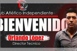 Orlando López fue presentado como técnico del Independiente.
