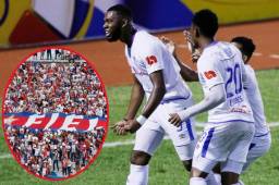 El delantero Jorge Benguché llega encendido al clásico ante Marathón tras marcarle doblete al Motagua el pasado domingo en el Olímpico. Fotos Neptalí Romero