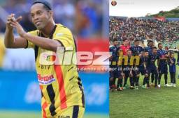 El crack brasileño Ronaldinho compartió los momentos vividos en Honduras en sus redes sociales.