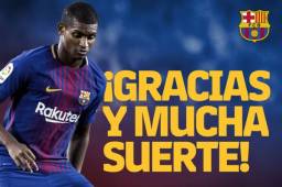 El Barcelona anunció que Marlon Santos ya no es más jugador azulgrana.