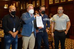 Orinson Amaya, Roberto Contreras, Elías Burbara y Yankel Rosenthal fueron parte de la reunión.