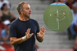 Hansi Flick no dudó en criticar a sus futbolistas en el primer partido.