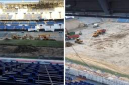 No se interrumpirán las reformas de modernización del estadio Santiago Bernabéu y el Real Madrid jugará en otro escenario.