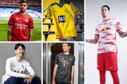 Tottenham, Liverpool y Borussia Dortmund, los últimos equipos europeos que han lanzado oficialmente su nueva camisa para la próxima temporada.